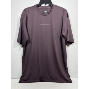 ASRV Nanomesh Oversized Tshirt Men’s Sz Med DSG-0517 Plum Workout Athleisure